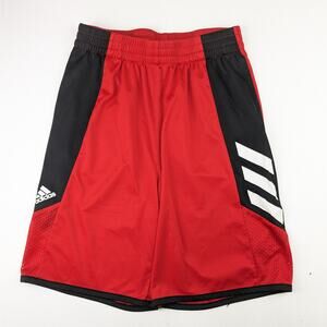 Adidas Black/Red Athletic Shorts